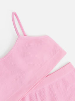 Комплект детский Acoola Mohana топ и шорты полиамид с полиуретаном розовый фото 4