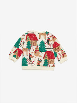 Y?lba?? Temal? Erkek Bebek Sweatshirt - Waikiki фото 2