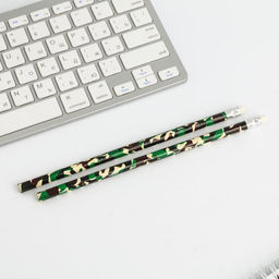 Подарочный набор канцелярский, ластики 2 шт., блокнот, карандаши День настоящих героев. 23 февраля - Artfox фото 5