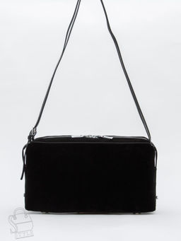 Сумка женская кожаная 6060L black Polina&Eiterou в Новосибирске