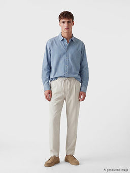 Рубашка мужская Regular Fit в клетку