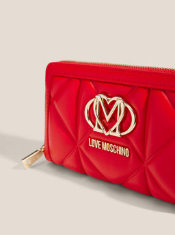 Женский кошелёк LOVE MOSCHINO SLG EMBOSSED Q Артикул 4560653, рубиновый