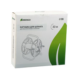 Катушка для шланга до 30 метров, металл, пластик, 1/2, Greengo  фото 6