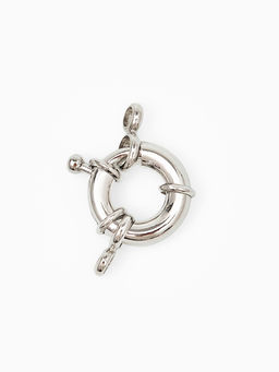 Цена за 2 шт. Застежка карабин Штурвал, 13 мм, цвет серебро