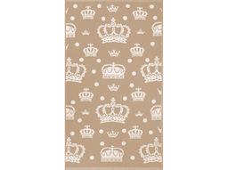 6с103.512ж2 Королевский принт (лён3) Полотенце махровое 50х90см