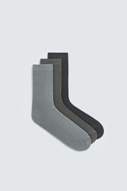 3-PACK OF RIBBED SOCKS - Zara фото 2