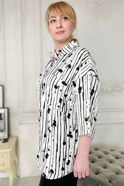 Блуза Rumoda 2197 белый  фото 3