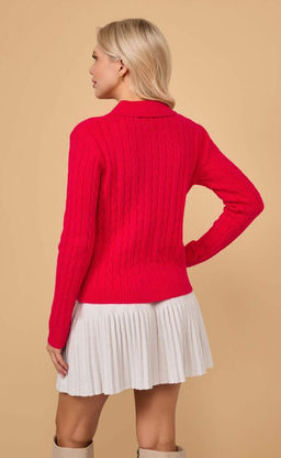 Джемпер F422-1520 red - Fine joyce фото 5