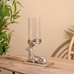 Подсвечник «Олень», 21×11×35 см, алюминий