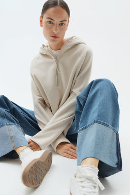 MAMA Chaqueta polar con capucha Before & After