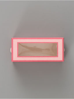 Цена за 5 шт. Коробка подарочная с окном «Подарок», 12×5.5×5.5 см, самосборная