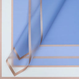 Цена за 20 шт. Пленка для цветов и букетов, матовая, голубая, 58×58 см, 50 мкм