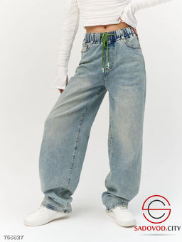 Джинсы багги широкие женские - Bruno фото 3