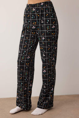 Beyaz %100 Pamuklu Kurdele/Fiyonklu ve Puantiyeli Orme Pijama Tak?m? THMAW26PT00053 - Trendyolmilla фото 8