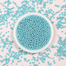 Посыпка кондитерская Жемчуг, взорванные зерна риса, бирюза, 2-5 мм, 50 г - Simaland фото 2
