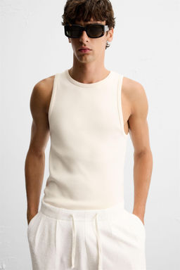 RIBBED TANK TOP - Zara фото 5