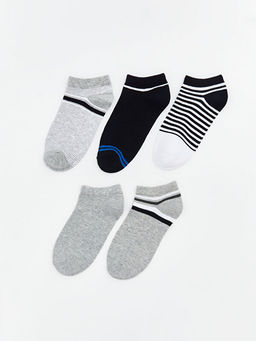 ?izgili Erkek ?ocuk Patik ?orap 5li