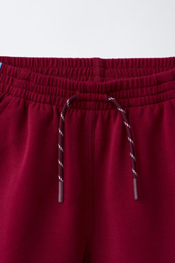 BERMUDA SPORTY CONTRASTE / Burgundy - Zara фото 5