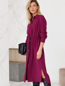 VILATTE / Платье А-силуэта из лиоцелла с вискозой