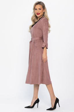 Платье замшевое Дарьяна НЬЮ (пыльная роза) П14651-18М