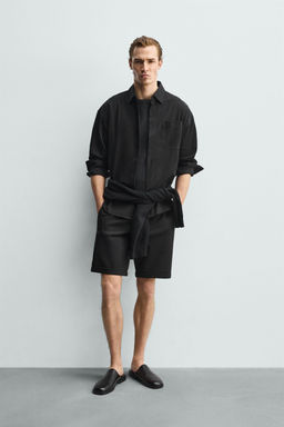 BERMUDA REGULAR FIT CONFORT / Negro