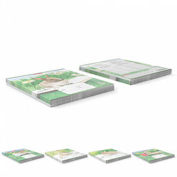 Цена за 10 шт. Тетрадь школьная ученическая ErichKrause Кролики, 12 листов, клетка (в плёнке по 10 шт.)_MIX-PACK  фото 9