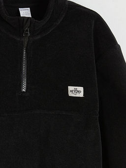 Dik Yaka Erkek ?ocuk Polar Sweatshirt