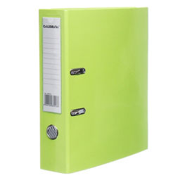 Пaпкa-регистратор А4 75мм Calligrata ламинированная, светло-зеленый  фото 2