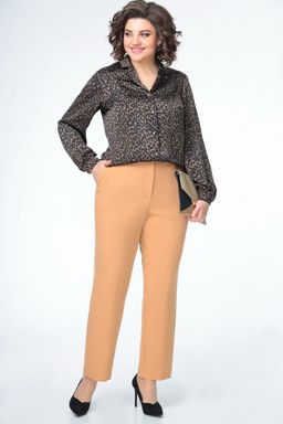 Блуза Swallow 803.2 черный+серебряный узор фото 488