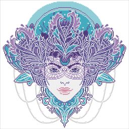 Кристальная (алмазная) мозаика ФРЕЯ ALV-113 Богемный стиль 50 х 50 см