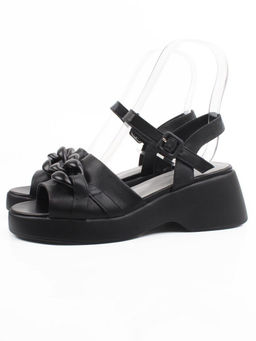 08-XL693-1 BLACK Босоножки женские (натуральная кожа)