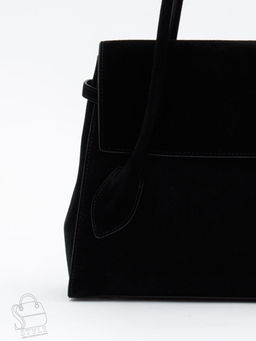 Сумка женская кожаная 2424YF black Polina&Eiterou