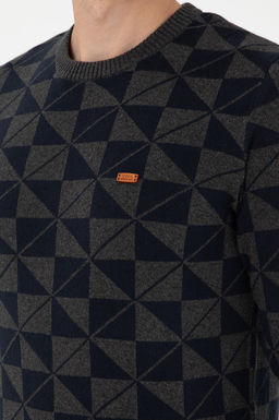 Мужской свитер антрацитового меланжа - U.s. polo assn фото 7