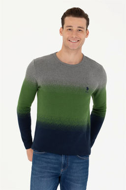 U. S. Polo Assn / Мужской темно-синий свитер - U.s. polo assn фото 8