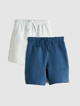 Beli Lastikli Basic Erkek ?ocuk ?ort 2li