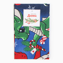 Полотенце Доляна Волшебство 28х46 см, 100% хл, рогожка 164 г/м2  фото 5