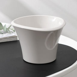 Цена за 2 шт. Кашпо для цветов со вставкой «Лагуна», 600 мл, d=13 см, h=9 см, бежевое