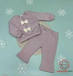 Костюмы из двух предметов: кофточка с кнопками на плечиках на флисе и брючки на манжетах. - Bruno фото 4