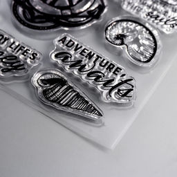 Силиконовый штамп для творчества Морское приключение, 21?15 см