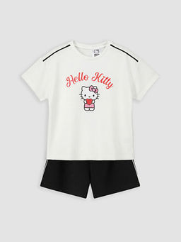 Hello Kitty Lisansl? K?z ?ocuk ?ortlu Tak?m