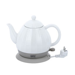 1171 GIPFEL Чайник электрический ENRICA 1,2л. Материал: керамика, пластик. Цвет: белый фото 4