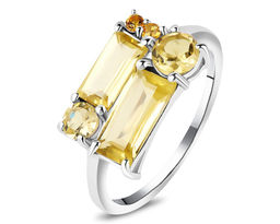 Кольцо, диаспор , наноцитрин, Мартина