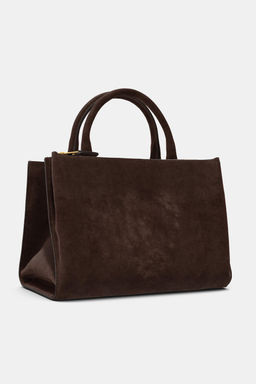 LEATHER CITY BAG - Zara фото 8