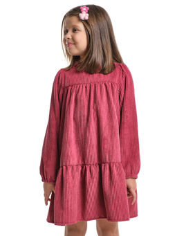 Платье для девочки нарядная одежда UD 8057 бордовый - Mini maxi фото 6