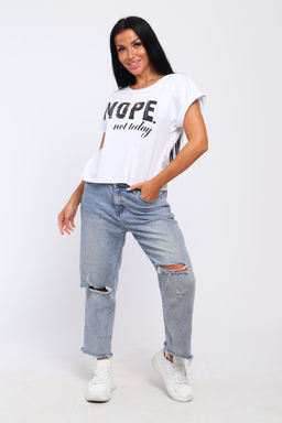 Футболка с надписью Nope, not today, Арт. 804