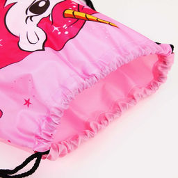 Мешок для обуви на шнурке, цвет розовый - Simaland фото 3