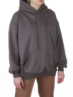 2811 DK. GRAY Худи унисекс женское (95% хлопок, 5% спандекс)