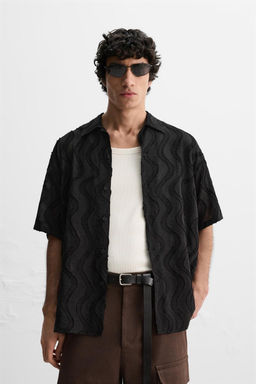 WAVY JACQUARD SHIRT - Zara фото 2