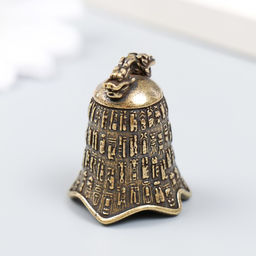 Цена за 2 шт. Колокольчик латунь Дзен 2,5х2,5х3,5 см - Simaland фото 2