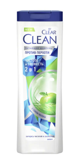 CLEAR шампунь и бальзам 365мл Чистота и свежесть